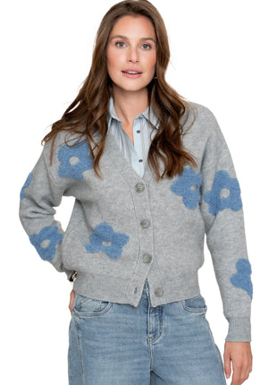 Vest flowers 54510 10 000900 Kleding Truien en cardigans