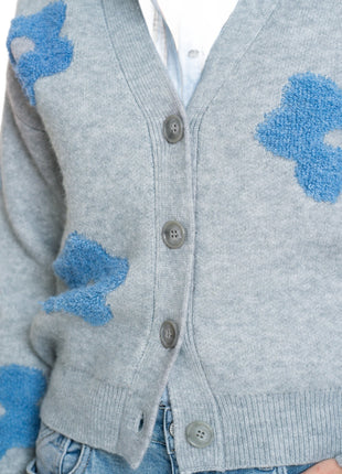 Vest flowers 54510 10 000900 Kleding Truien en cardigans