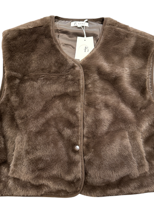 Vestje - AP2702 (cafe) - Kleding - Blazers & vestjes