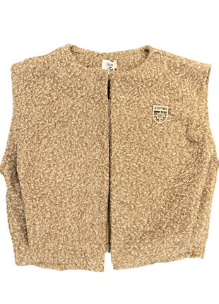 Vestje - Bouclé - Saar - Beige - Beige / One Size - Kleding - Blazers & vestjes
