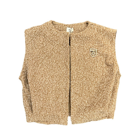 Vestje - Bouclé - Saar - Beige - Beige / One Size - Kleding - Blazers & vestjes