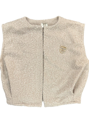 Vestje - Bouclé - Saar - Off-white - Off-white / One Size - Kleding - Blazers & vestjes