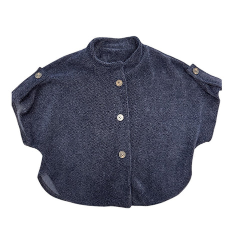 Vestje - Maud - Knopen - Blauw - Blauw / One Size - Kleding - Blazers & vestjes