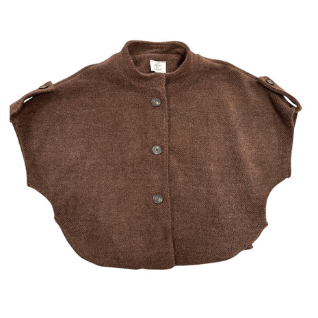 Vestje - Maud - Knopen - Bruin - Bruin / One Size - Kleding - Blazers & vestjes