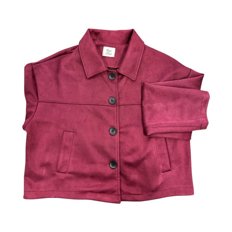 Vestje - Yara - Suede - Bordeaux - Bordeaux / One Size - Kleding - Blazers & vestjes