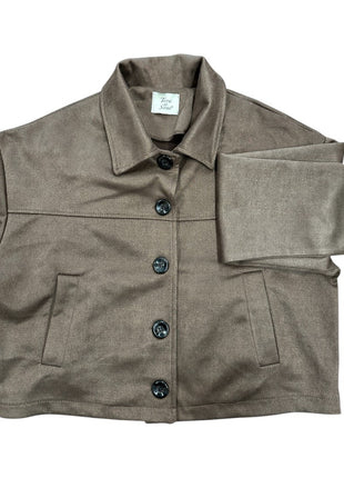 Vestje - Yara - Suede - Choco - Choco / One Size - Kleding - Blazers & vestjes
