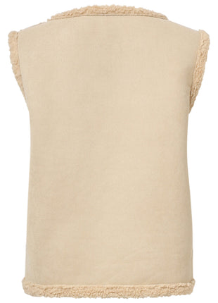 Vestje z/m - 25619 - beige - Kleding - Blazers & vestjes