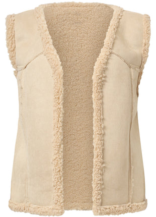 Vestje z/m - 25619 - beige - Kleding - Blazers & vestjes
