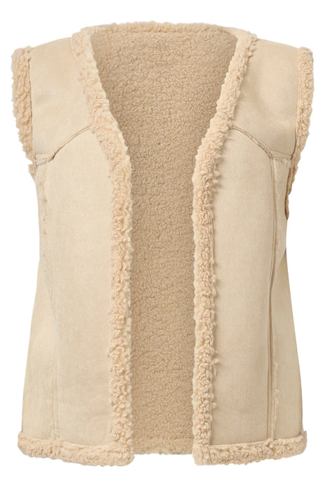 Vestje z/m - 25619 - beige - Kleding - Blazers & vestjes