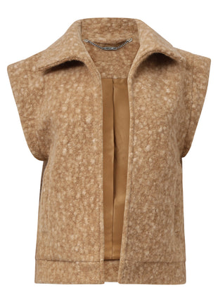 Vestje - z/m - camel - 25551 - Kleding - Blazers & vestjes