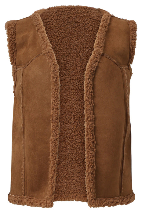 Vestje z/m - choco - 25619 - Kleding - Blazers & vestjes