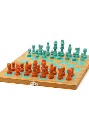 Schaken en dammen - Houten schaak- en damspel - Lifestyle - Fun & gadgets - Spelletjes