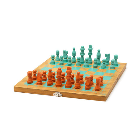 Schaken en dammen - Houten schaak- en damspel - Lifestyle - Fun & gadgets - Spelletjes
