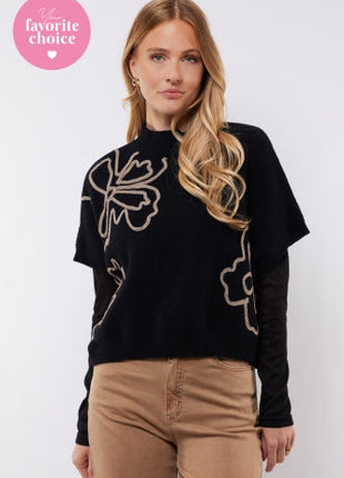 Violette knit gilet 25NOC07 Kleding Truien en cardigans