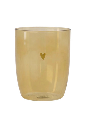 Drinkglas hartje - zand by Zusss