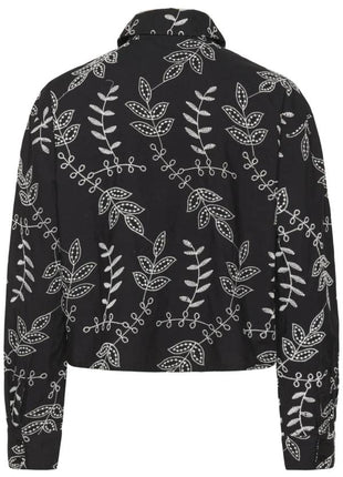 Bloesje - KAelora - 10511309 - Black Chalk Embroidery by Kaffe