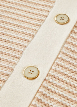 Gilet - Krista -L-13-O – Light beige