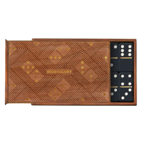 Deluxe houten bordspel - Dominoes Deluxe