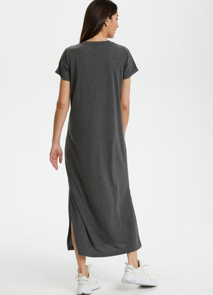 Robe - KAcelina - 10551884 - Gris Foncé Chiné