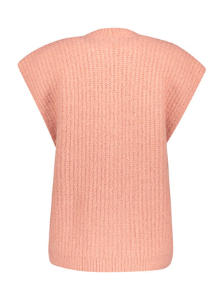 Gilet knitted - 64534-29 - Soft Pink