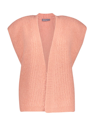 Gilet knitted - 64534-29 - Soft Pink