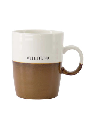 Theemok heeeerlijk - wit/bruin by Zusss