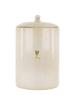 Voorraadpot hond l zand/goud (1201-026) - Lifestyle - Dieren