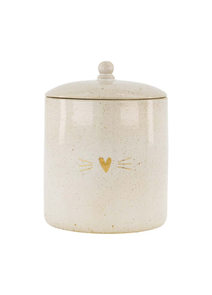 Voorraadpot kat m zand/goud (1201-027) - Lifestyle - Dieren