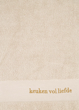 Keukenset hartjes keuken vol liefde - wit/oker - Lou Lou