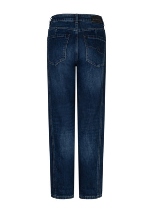 Jeans - Caitlina side patch dark stone - SRB5032