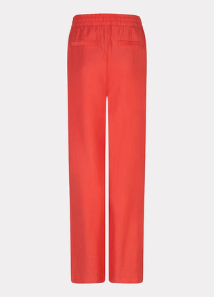 Broek - Wide Elastic Waist Slub - SP26.10033 by Esqualo