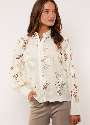 Alora blouse – Wool White