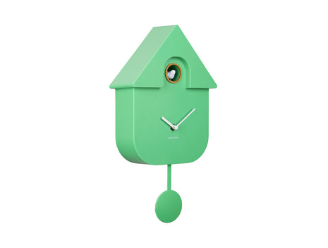 Wall Clock Modern Cuckoo - bright green - Lifestyle - Fun & gadgets - Design