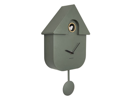 Wall Clock Modern Cuckoo - green - Lifestyle - Fun & gadgets - Design