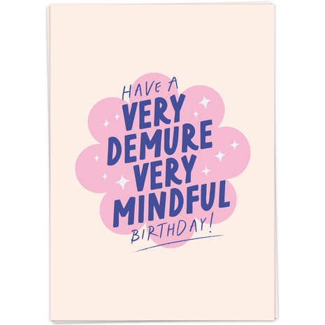Wenskaart - A Very Demure very mindful birthday - Lifestyle - Van papier - Wenskaarten - Verjaardag