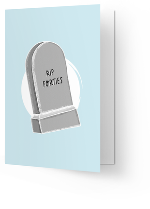 Wenskaart - BD Rip Forties - Lifestyle - Van papier - Wenskaarten - Verjaardag