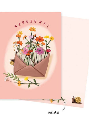 Wenskaart Dankjewel! Cadeau’s & Lifestyle Van papier Wenskaarten