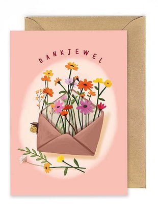Wenskaart Dankjewel! Cadeau’s & Lifestyle Van papier Wenskaarten