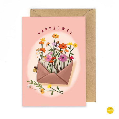 Wenskaart Dankjewel! Cadeau’s & Lifestyle Van papier Wenskaarten