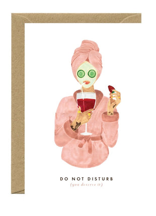 Wenskaart - Do not disturb - Cadeau’s & Lifestyle - Van papier - Wenskaarten - Zonder reden