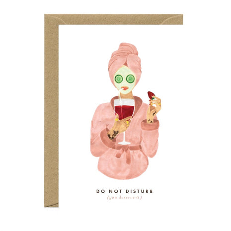 Wenskaart - Do not disturb - Cadeau’s & Lifestyle - Van papier - Wenskaarten - Zonder reden