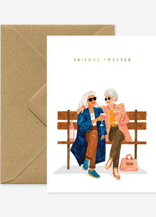 Wenskaart - Friends forever - Love & friendship - Cadeau’s & Lifestyle - Van papier - Wenskaarten - Verjaardag