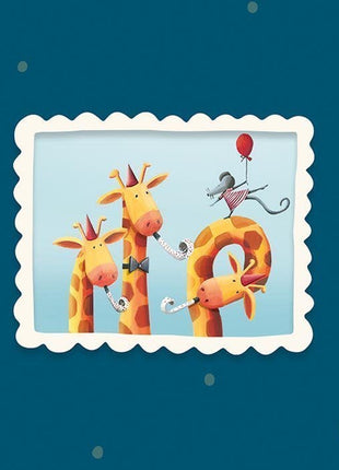 Wenskaart - Giraf - Gefeliciteerd! - Lifestyle - Van papier - Wenskaarten