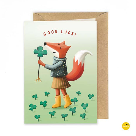 Wenskaart - Good Luck! Succes! - Lifestyle - Van papier - Wenskaarten