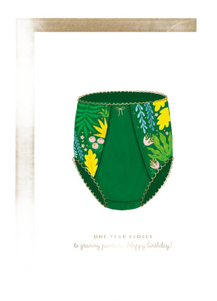 Wenskaart - Granny Panties - Birthday Greeting card - Cadeau’s & Lifestyle - Van papier - Wenskaarten - Verjaardag