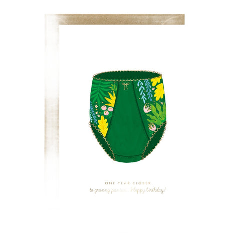 Wenskaart - Granny Panties - Birthday Greeting card - Cadeau’s & Lifestyle - Van papier - Wenskaarten - Verjaardag