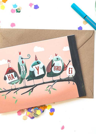 Wenskaart - Happy bird EI - (verjaardag) - Lifestyle - Van papier - Wenskaarten