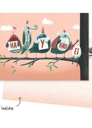 Wenskaart - Happy bird EI - (verjaardag) - Lifestyle - Van papier - Wenskaarten