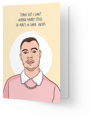 Wenskaart - Harry buzzcut (ltd edition) - Lifestyle - Van papier - Wenskaarten - Verjaardag