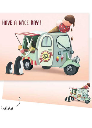 Wenskaart - Have a n’ice day! (een fijne dag) - Lifestyle - Van papier - Wenskaarten